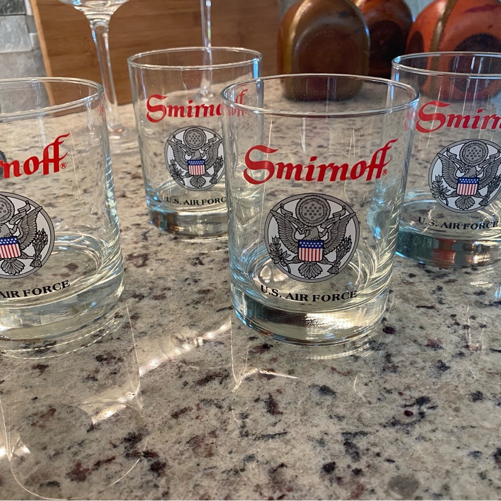 US Airforce Set of 4 12 oz. Highball glasses NIB